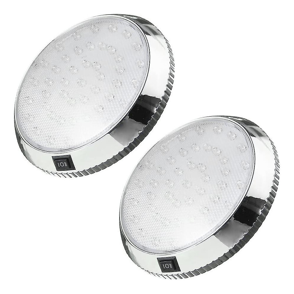 Rv Interior 2 Pcs 12V Led Ceiling Dome Roof 46 Led Caravan Interior Ing With On/Of Light 8795863779294