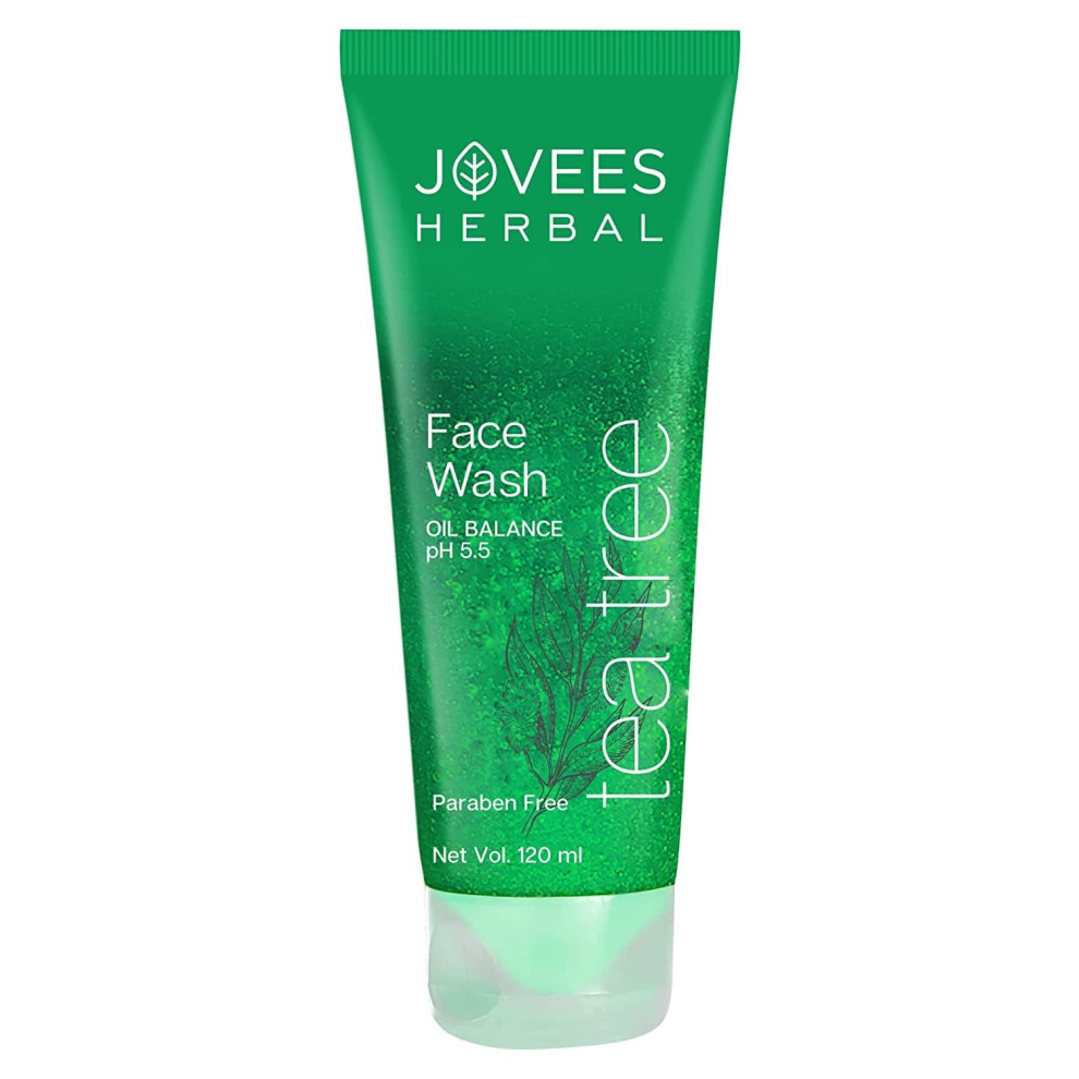 Jovees Tea Tree Face Wash For Oil Control 120Ml