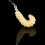 100pcs Lifelike Soft Worm Maggot 2.4cm Fishing Lures Yellow Simulation Bait Maggot 3