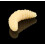 100pcs Lifelike Soft Worm Maggot 2.4cm Fishing Lures Yellow Simulation Bait Maggot 4
