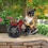 Garden Motorcycle Gnome Resin Crafts 1