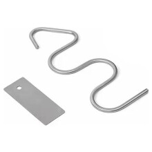 Peanut Butter Stirrer Stainless Steel With Scraper Hanging Storage Easy Clean