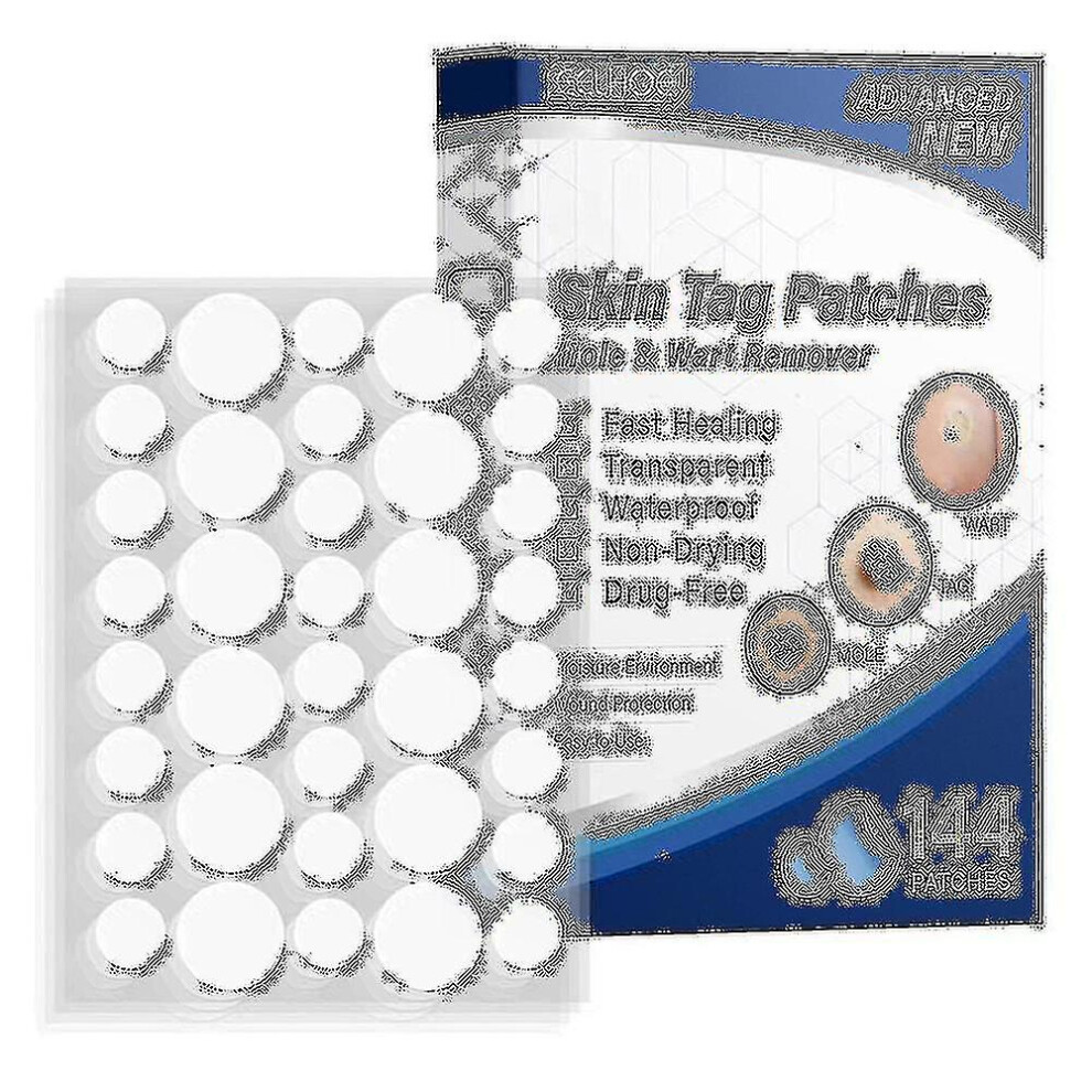 White Best Discount-New 144 Warts Remover Patch Treating Acne Patch Removing Wart Moles And Skin Tags Pain-Free Herbal Essence