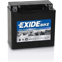 Exide AGM12-12 AGM-Ready Motorcycle Starter Battery 12 V 12 Ah 200 A