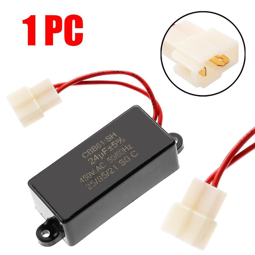 New 24Uf Cbb61 Generator Capacitor 450Vac For Brushless Gas 8994439345271