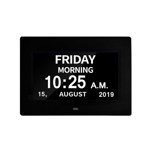 (white*UK) Digital Calendar, Clock With Day And Date For Elderly Day Clock Digital Clock