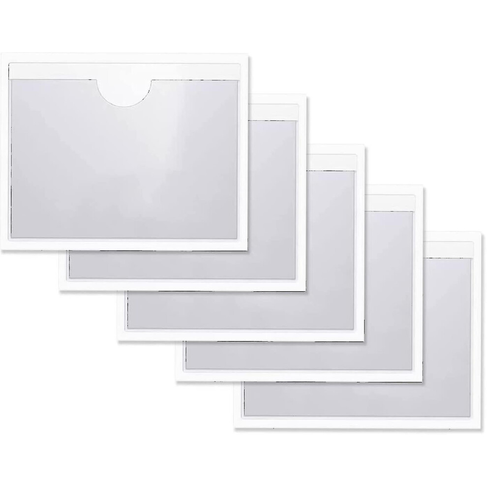 Auto Parking Ticket Clip, Windshield Sticker, Parking Ticket Permit Holder Pouches, Clear Adhesive Pouch Compatible With Car Windshield Permits Auspic 8994439355638