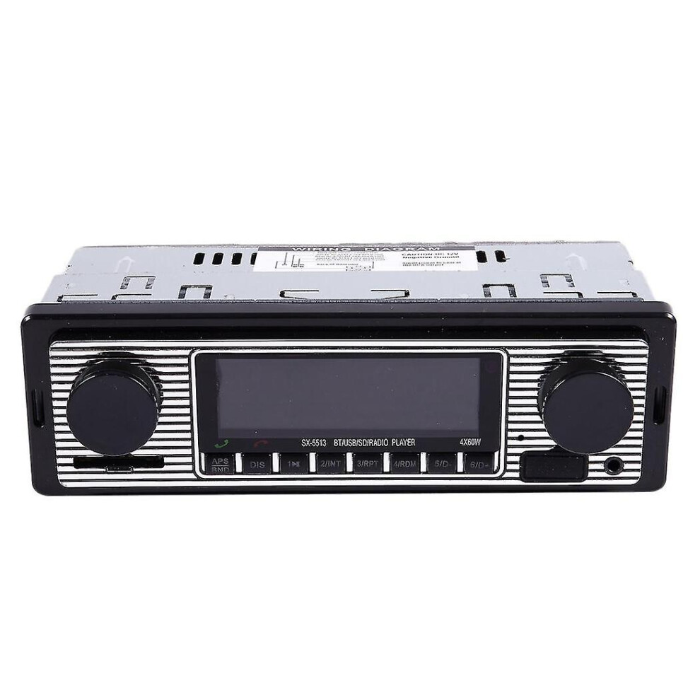 Bluetooth Vintage Car Radio Mp3 Player Stereo Usb Aux Classic Car Stereo Audio 8994439363671