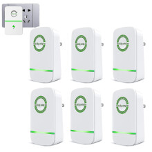 (6pcs, UK Plug) 2/4/6/8 Pcs Power Saver Energy Saver Device, Electricity Saving Device Plug In, Stop-watt Power Saver Electricity Household Appliances