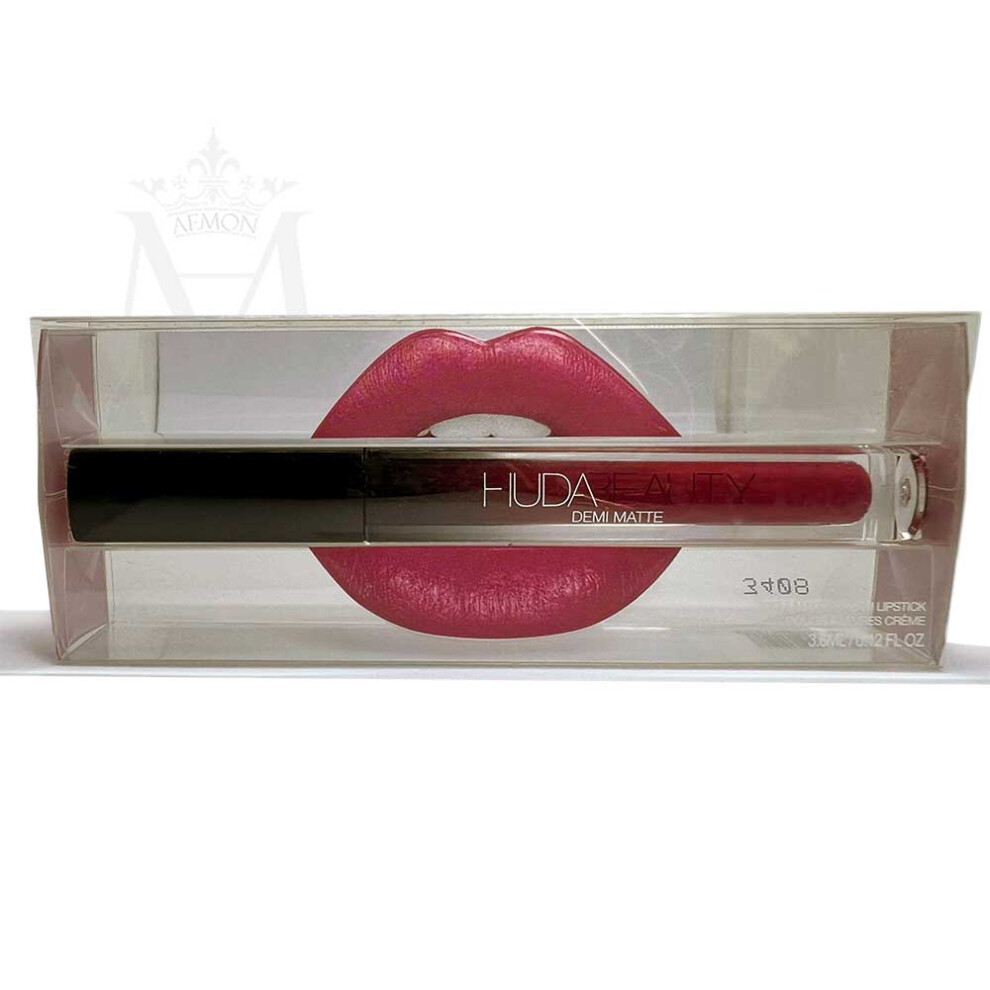 Huda Beauty Demi Matte Cream Liquid Lipstick Lady Boss