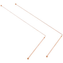 Copper Dowsing Rods - 99.9% Pure Copper 2pcs Divining Rods Energy Water Witching Detector
