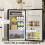 Homcom HOMCOM 91L Freestanding Under Counter Fridge with Lock Black 4