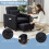 Homcom HOMCOM Folding Chair Bed, Sleeper Chair with Pillow, Side Pockets, Black 6