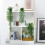 Living And Home Set of 4 Artificial Hanging Plants with Pots 3