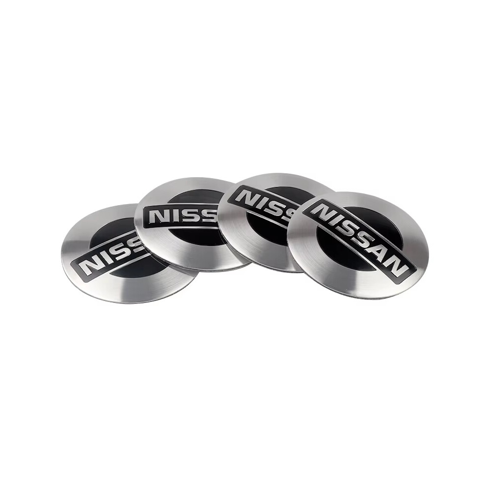 (56Mm-Nissan Silverc) 56Mm Car Wheel Hub Cap Tire Center Emblem Sticker Accessories For Nissan Juke Logo Serena Versa Micra 350Z 370Z Armada Kicks 6916916864589
