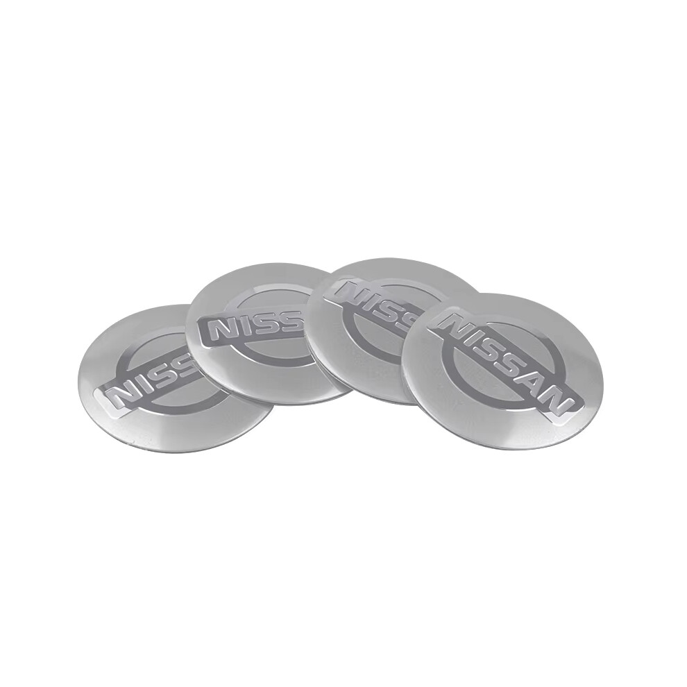 (56Mm-Nissan Silvera) 56Mm Car Wheel Hub Cap Tire Center Emblem Sticker Accessories For Nissan Juke Logo Serena Versa Micra 350Z 370Z Armada Kicks 6923952028806
