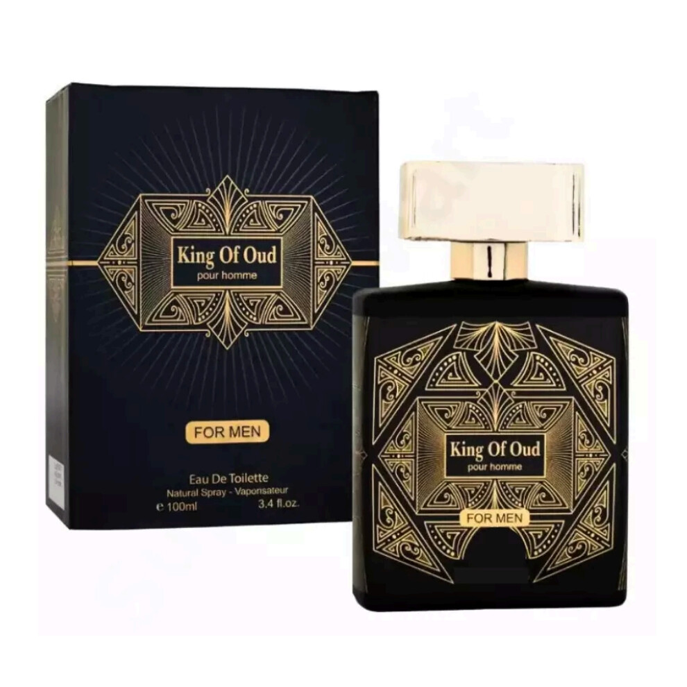 King Of Oud For Men Eau De Parfum Natural Spray Edp For Man 100Ml