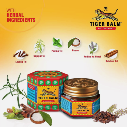 Tiger Balm Red Ointment For Effective Relief Ayurvedic 21ml 1