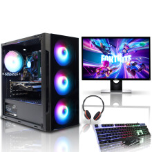 Fast Gaming PC Bundle Core i7 16GB RAM 240GB SSD 1TB HDD GTX 1650 - Refurbished