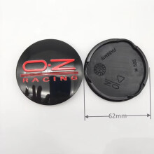 (4x62 Black Red) 4pcs 62mm Car Wheel Center Hub Caps For OZ Racing M595 O.Z Alloy Auto Wheel Rim Center Hub Cap Cover 62 58