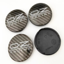 (4x62 Black Carbon) 4pcs 62mm Car Wheel Center Hub Caps For OZ Racing M595 O.Z Alloy Auto Wheel Rim Center Hub Cap Cover 62 58