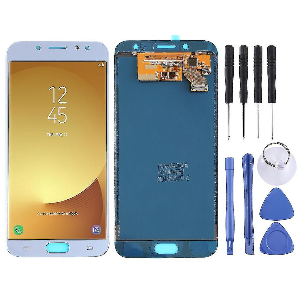 Tft Lcd Screen Compatible Galaxy J7 (2017). J730f/Ds. J730fm/Ds With Digitizer Full Assembly (Black) Black 8994439375773