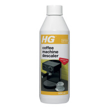 HG Coffee Machine Descaler for Espresso & Pod Machines – Odourless, Biodegradable Citric Acid Formula | 6 Treatments | 323050106