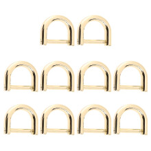 10 Pcs Suitcase Accessories Handbag Buckle Clip Screw Shackle D Ring Keychain Accessories