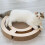 Living And Home Round Cat Scratcher with Ball Toy 2