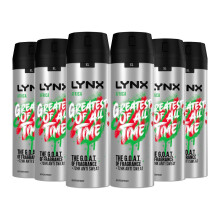 Lynx Africa Anti-Perspirant, 6 x 200ml