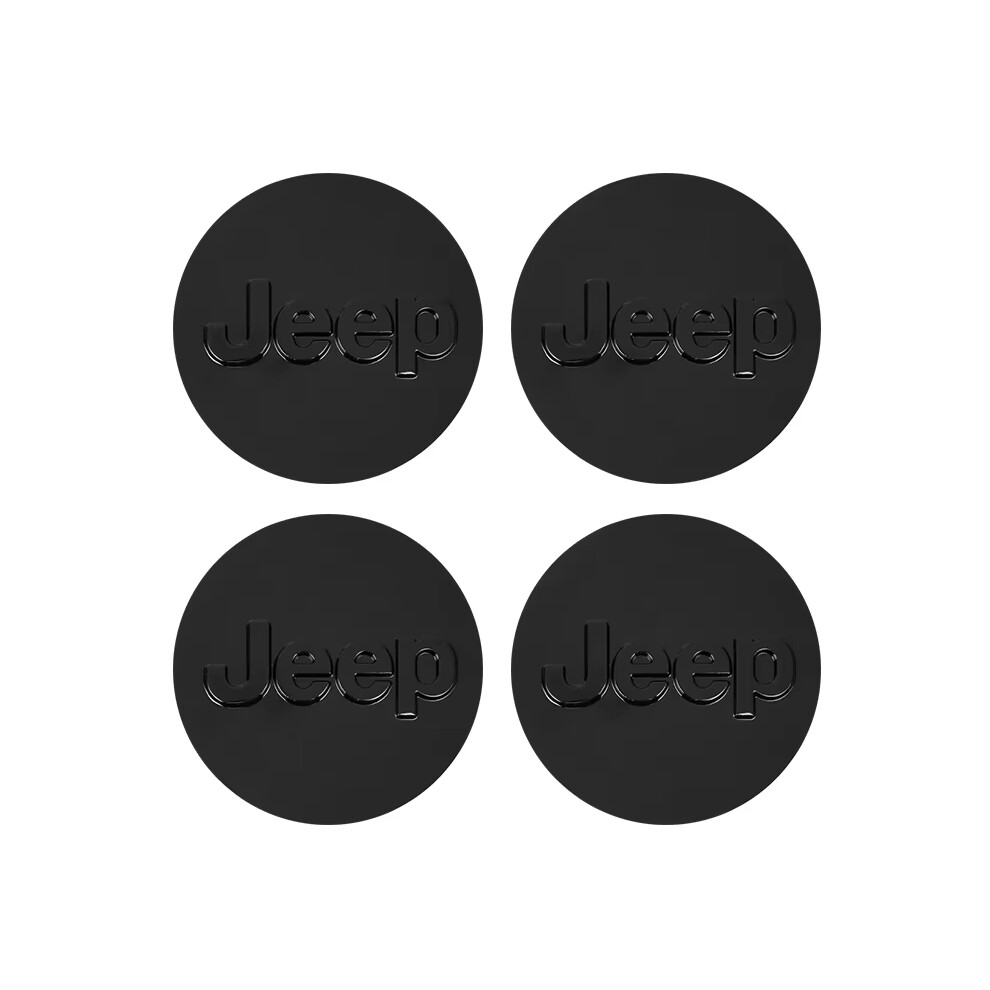 (L-Gloss Black) 4Pcs 63MM Car Wheel Center Caps Hub Cover Accessories For Jeep Grand Cherokee Wrangler JK Gladiator Compass Renegade Patriot Lib-image-OPC-PFWJNJW-NEW