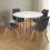 Charles Jacobs (Grey) 5pc Charles Jacobs Beech Dining Set 1