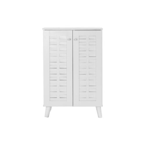 Timber Art Design UK Modern Shoe Storage Cabinet 2 Doors Footwear Stand Rack Unit Cupboard 1