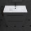 NES Home Nes Home 800mm Modern White Slim Ceramic Inset Basin 3