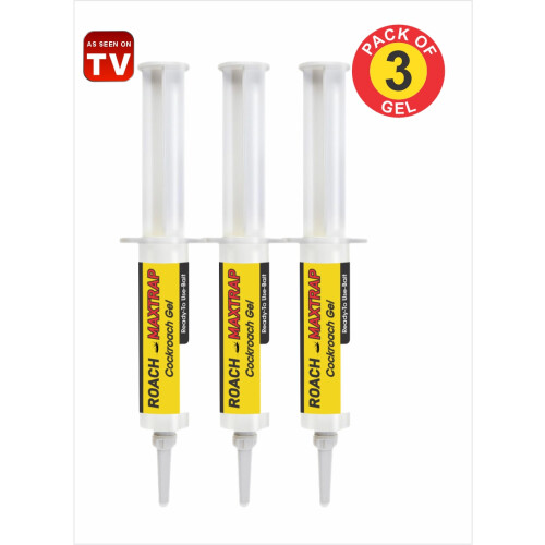 Roach Maxtrap Cockroach Gel |Effective Roach Killer Solution | Fast and Long-Lasting Roach Control 10g (Pack of 3)