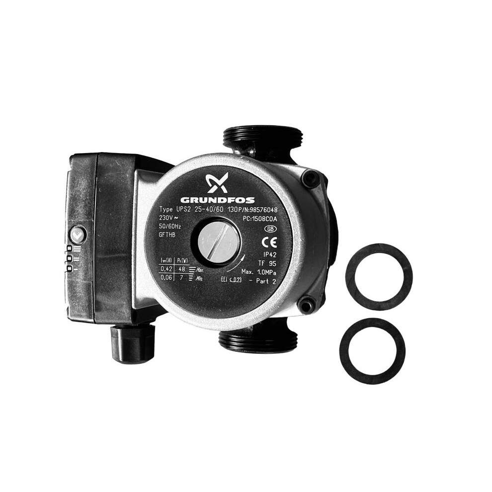 Grundfos Ups2 25-40/60 (130) Domestic Heating Circulator Pump 240v