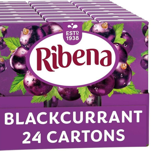 Ribena Ribena Ready to Drink Blackcurrant, 24 x 250ml