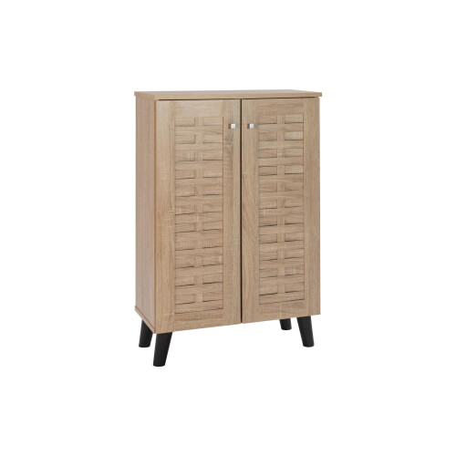 Timber Art Design UK Modern Shoe Storage Cabinet 2 Doors Footwear Stand Rack Unit Cupboard 1