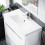 NES Home 800 mm Cloakroom White Basin 2 Drawer Vanity Cabinet 3