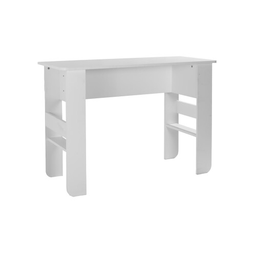 Timber Art Design UK Modern White Office Table with Side Storage 2