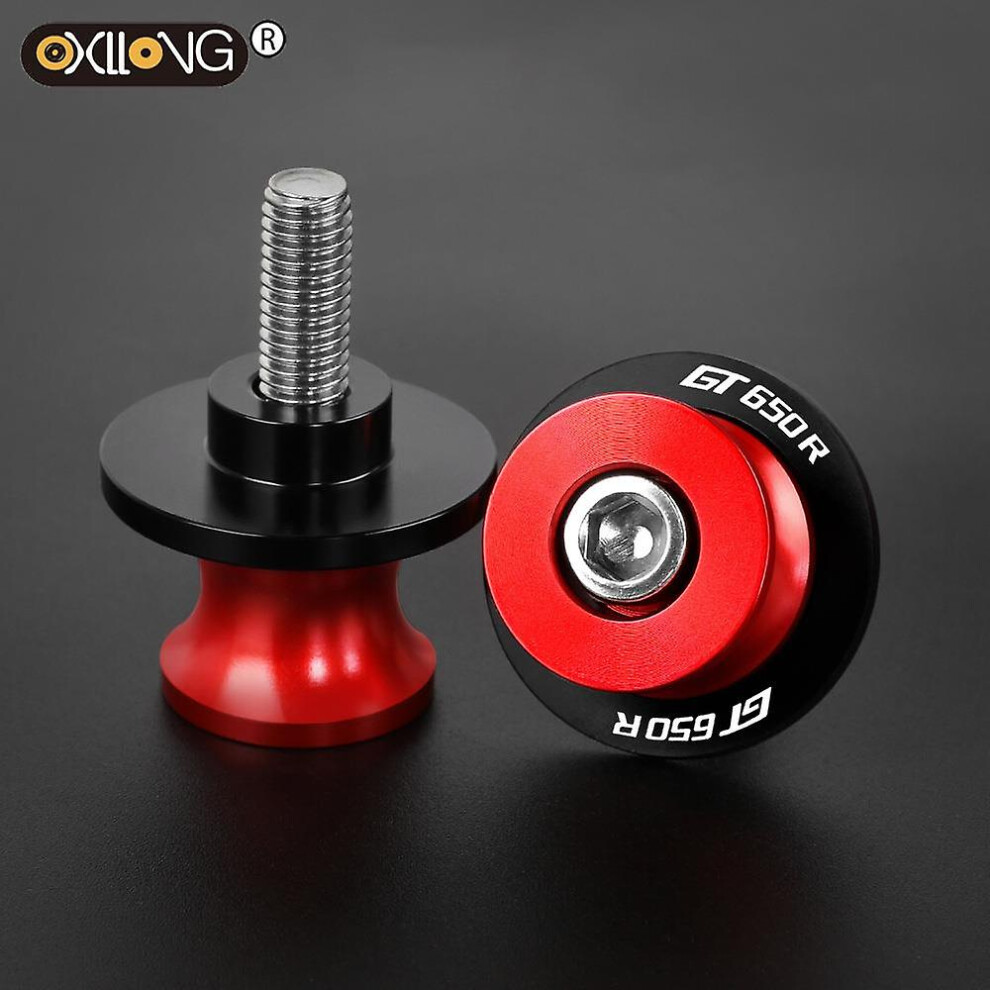 ( 10Mm) Otwoo For Hyosung Gt650r Gt 650 R Gt650 Gt650s M10 Motorcycle Accessories Cnc Aluminum Swingarm Spools Slider Rear Stand Screws Red 8994439401977