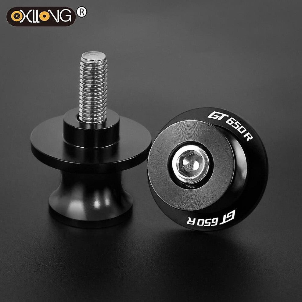 ( 10Mm) Otwoo For Hyosung Gt650r Gt 650 R Gt650 Gt650s M10 Motorcycle Accessories Cnc Aluminum Swingarm Spools Slider Rear Stand Screws Black 8994439402004