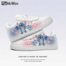 (39) Stitch Little White Shoes Student Low Top Sneakers New Casual Versatile