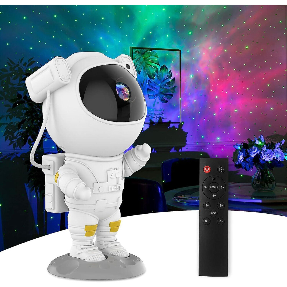 Night Light Projector For Kids, Cute Astronaut Night Lightg, Led Star Projector, Galaxy Lighting Ceiling Stars, With Timernight Lights For Bedroom, Nu