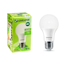 (1 Pack) Lowenergie LED Light Bulb 10w Edison Screw E27 Day White 6000K A60 GLS A+ Energy Saving Lamp