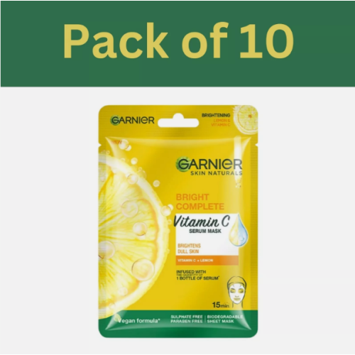 Garnier Garnier Vitamin C Sheet Mask (Yellow) x10