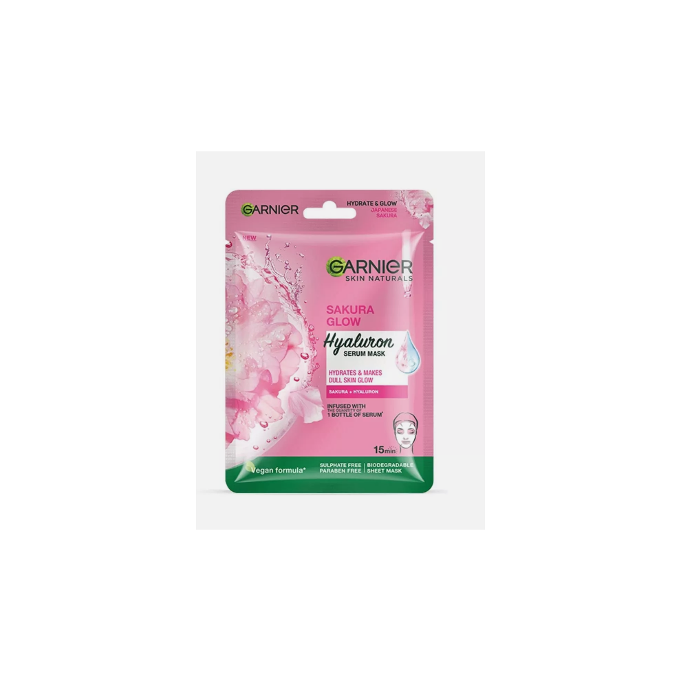 Garnier Hyaluron Sheet Mask (Pink) x10