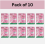 Garnier Garnier Hyaluron Sheet Mask (Pink) x10 2