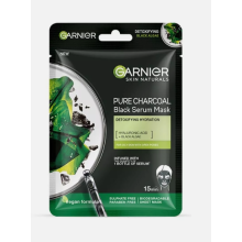 Garnier Pure Charcoal Black Sheet Mask (Black) x10