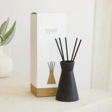 Zesty Lemons London Scandi Range Reed Diffuser - Black